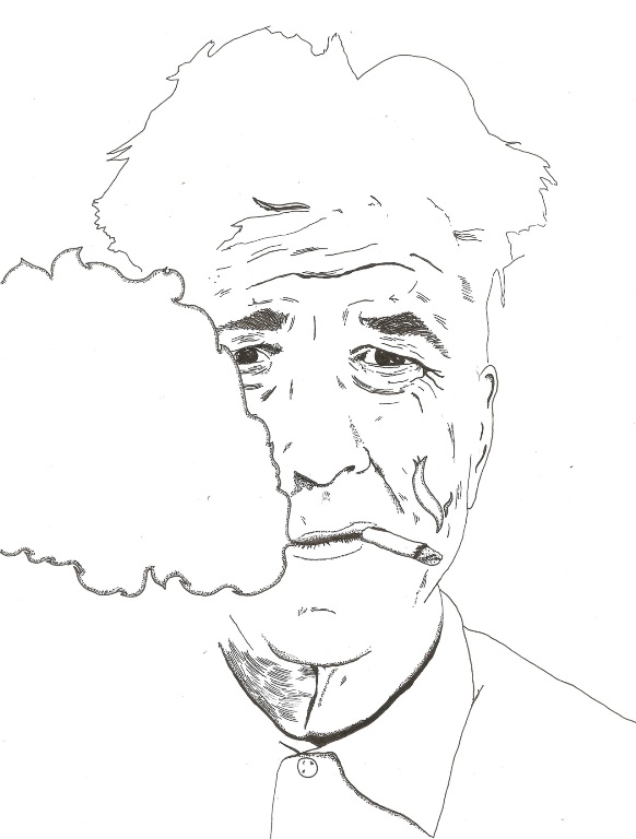 Ilustraciones de Séamus Gallagher estilo cómic inspirados en David Lynch y Twin Peaks